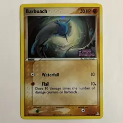 Pokemon TCG 2006 Barboach 60/110 EX Holon Phantoms Holo STAMPED Card LP Single! - Image 1