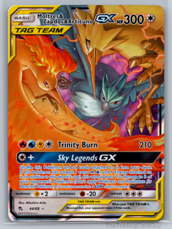 Moltres Zapdos & Articuno GX Hidden Fates ⭐Ultra Rare Pokemon Card 44/68 NM 🔥 - Image 1