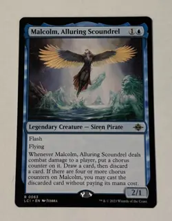 MTG Malcolm, Alluring Scoundrel - The Lost Caverns Of Ixalan NM - Image 1