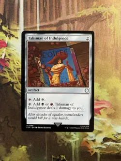 Talisman of Indulgence U 0248 Universes Beyond: Fallout NM MTG - Image 1