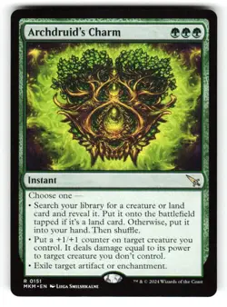Archdruid's Charm #151 (NM) (Non-Foil) (MKM) Magic MTG - Image 1