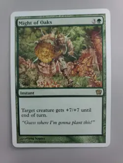 MTG Might of Oaks 9th Edition Regular Rare - Image 1