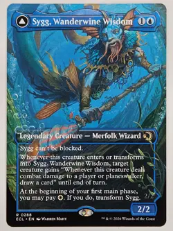 MTG Lorwyn Eclipsed - ECL 288 Sygg, Wanderwine Wisdom (Borderless) - Rare - Image 1