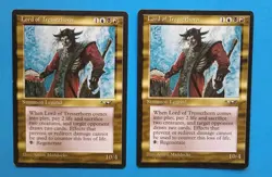 Magic the Gathering MTG ALLIANCES LORD OF TRESSERHORN X 2 R LP/EX 1996 Nice! - Image 1