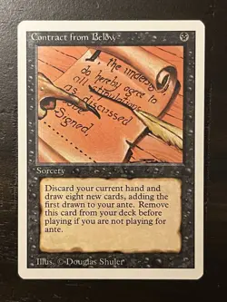 MTG MAGIC THE GATHERING REVISED CONTRACT FROM BELOW Near Mint Reserve List - Image 1