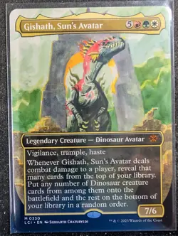 Gishath, Sun's Avatar - Borderless - The Lost Caverns Of Ixalan (MTG) - Image 1