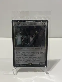Magic The Gathering Final Fantasy 7 Cloud Midgar Mercenary Foil PROMO - Sealed💥 - Image 1