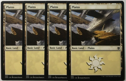 MTG 4X PLAINS #380 ZENDIKAR RISING LAND NEAR MINT-PLAYSET - Image 1