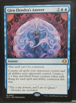 Glen Elendra's Answer 0052 Lorwyn Eclipsed Regular NM/M pack fresh - Image 1