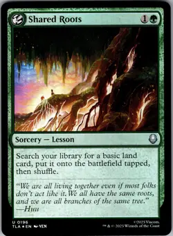 Shared Roots - 196 - Foil - TLA - NM - MTG Magic the Gathering - Image 1