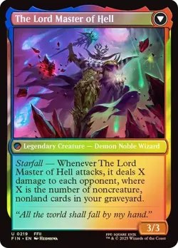 The Emperor of Palamecia FOIL - 0219 - Uncommon - Final Fantasy FIN MTG - Image 2