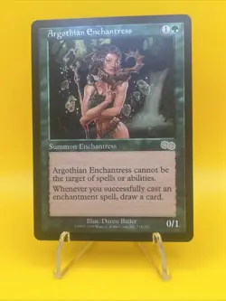 MTG x1 Argothian Enchantress (Urza's Saga, USG) Rare (LP) - Image 1