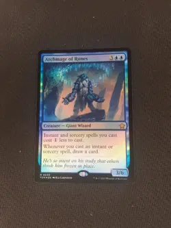 MTG ~ Archmage of Runes (Foil) ~ Foundations ~ Near Mint ~ Rare - Image 1