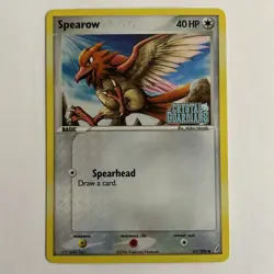 Spearow 61/100 Ex Crystal Guardians Common Holo Stamped Pokemon Tcg LP Single! - Image 1