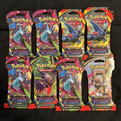 8 Packs Pokemon Phantasmal Flames Booster Pack - Image 1