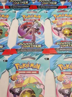 Lot Of 10 ~ Pokemon TCG Journey Together Sleeved Booster Packs Random Art - Image 3