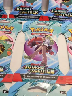 Lot Of 10 ~ Pokemon TCG Journey Together Sleeved Booster Packs Random Art - Image 4