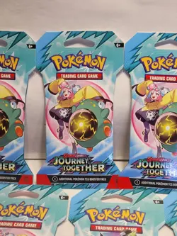 Lot Of 10 ~ Pokemon TCG Journey Together Sleeved Booster Packs Random Art - Image 5