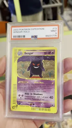 Gengar Holo 2002 Pokemon Expedition 13/165 PSA 9 Swirl 🌀 - Image 2