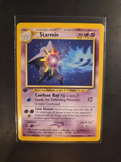 1st Edition Neo Revelation Starmie 25/64 LP Pokemon TCG - Image 1