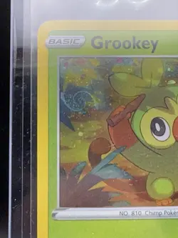 Grookey - 010/202 - Sword & Shield Cosmos Holo Pokemon SWIRL 🌀 - Image 4