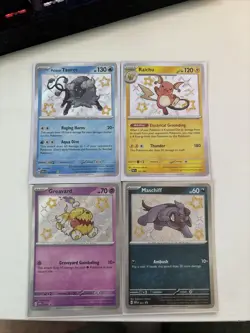 Pokemon TCG Paldean Fates Shinies Lot of 4 - Image 1