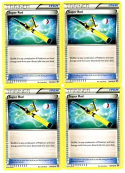 4x Pokemon TCG Super Rod 149/162 XY Breakthrough Playset - Image 1