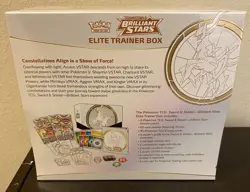 Pokemon TCG Brilliant Stars Elite Trainer Box Arceus Brand New Factory Sealed - Image 2
