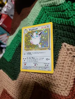 Vintage 1999 Pokemon TCG Jungle Unlimited Wigglytuff Holo 16/64 LP - Image 3