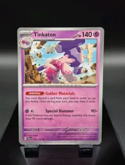 Tinkaton - 105/193 - Paldea Evolved - Non Holo Rare Theme Deck Exclusive - Image 1