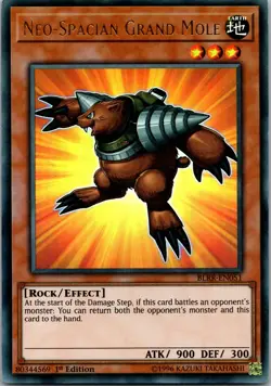 Yugioh Neo-Spacian Grand Mole BLRR-EN051 1st Edition Ultra Rare NM - Image 1