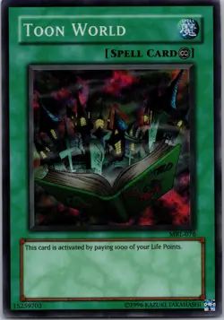 Yugioh Toon World MRL-076 OG Print Super Rare NM - Image 1