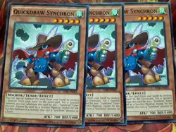 Yugioh Quickdraw Synchron X3 SDSE-EN005 1st Ed LP Playset - Image 1