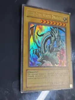 Blue-Eyes White Dragon LOB-001 The Legend of Blue Eyes White Dragon Unlimited LP - Image 5