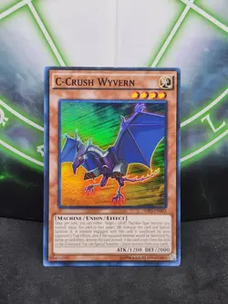 Yugioh C-Crush Wyvern SDKS-EN003 Super Rare NM - Image 1