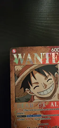 MONKEY D LUFFY - One Piece ST01-012 - WANTED SP Special - Pillars of Strength - Image 2