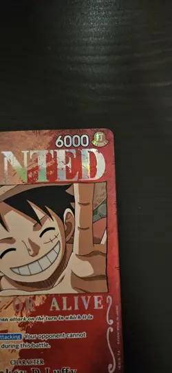 MONKEY D LUFFY - One Piece ST01-012 - WANTED SP Special - Pillars of Strength - Image 3
