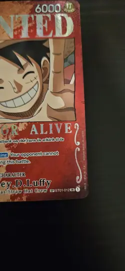 MONKEY D LUFFY - One Piece ST01-012 - WANTED SP Special - Pillars of Strength - Image 4