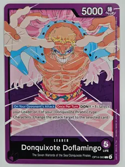 One Piece - OP14-060 Donquixote Doflamingo - Leader - Image 1