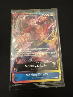 One Piece Monkey.D.Luffy 2nd Anniversary P-043 Sealed Promo Pack - Image 1