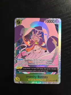 Jewelry Bonney OP13-108 SR Super Rare - One Piece TCG Carrying On His Will - Image 1