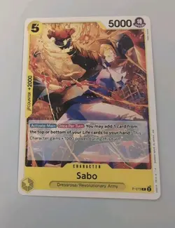 P-073 Sabo promo One Piece TCG English Edition- Mint - Image 1