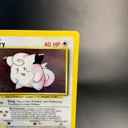 Clefairy 5/102 Base Set Holo Rare Vintage Pokemon Card MP WOTC 1999 - Image 3
