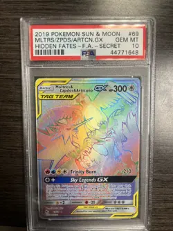 MLTRS/ZPDS/ARTCN GX #69/68 - 2019 Pokemon Sun & Moon Hidden Fates - MINT PSA 10 - Image 1