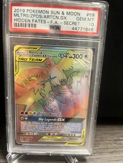 MLTRS/ZPDS/ARTCN GX #69/68 - 2019 Pokemon Sun & Moon Hidden Fates - MINT PSA 10 - Image 4