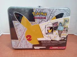 Pokemon 25th Anniversary Celebrations Treasure Chest Lunchbox Tin NEW/SEALED - Image 1