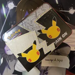 Pokemon 25th Anniversary Celebrations Treasure Chest Lunchbox Tin Factory SEALED - Image 3