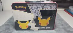 Pokemon 25th Anniversary Celebrations Treasure Chest Lunchbox Tin Factory SEALED - Image 2