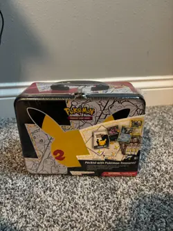 Pokemon 25th Anniversary Celebrations Treasure Chest Lunchbox Tin Factory SEALED - Image 1