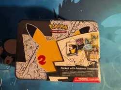 Pokemon 25th Anniversary Celebrations Treasure Chest Lunchbox Tin Factory SEALED - Image 1